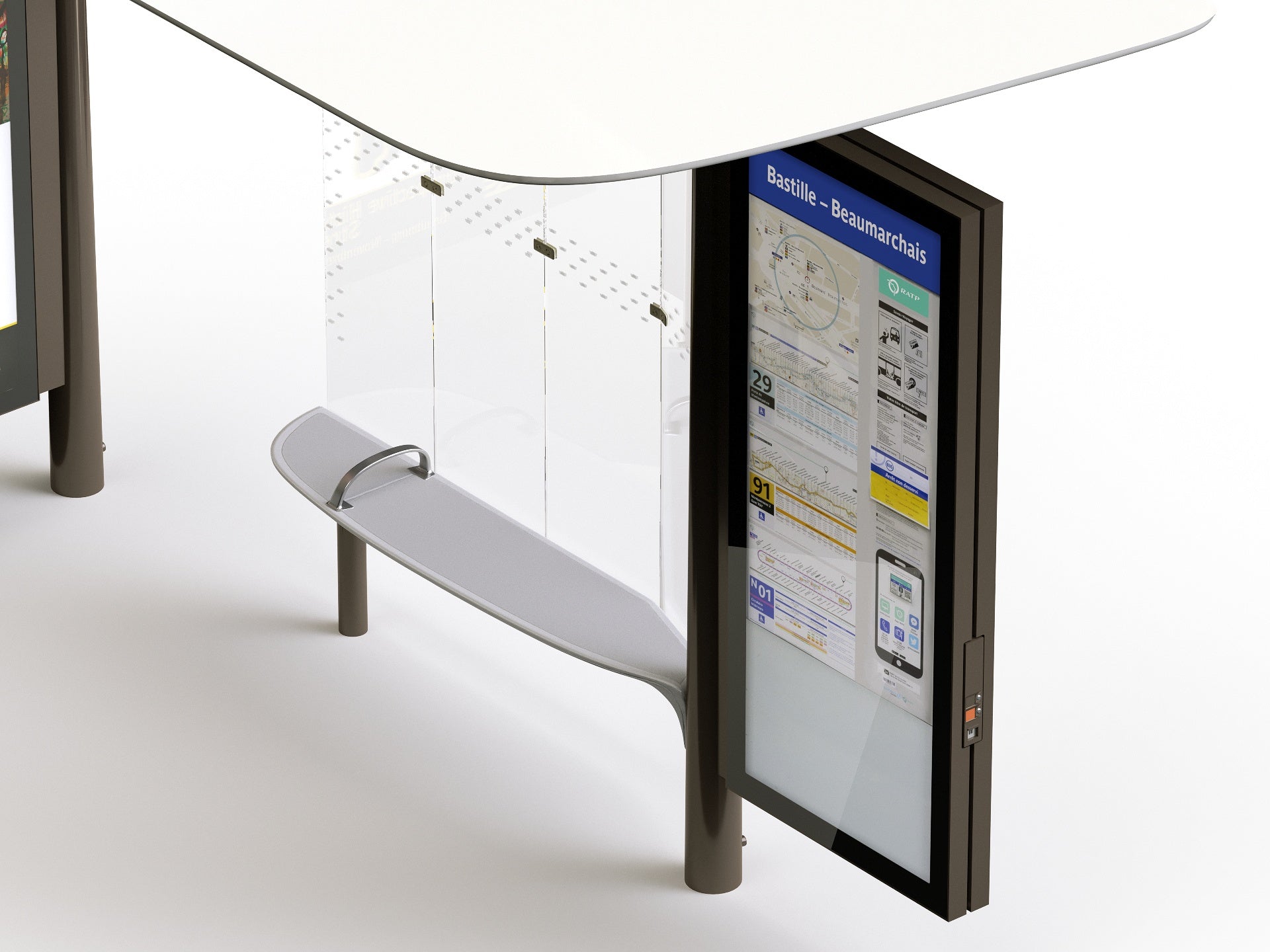 Modern Bus Stop - Nouvelle Mesure Lab