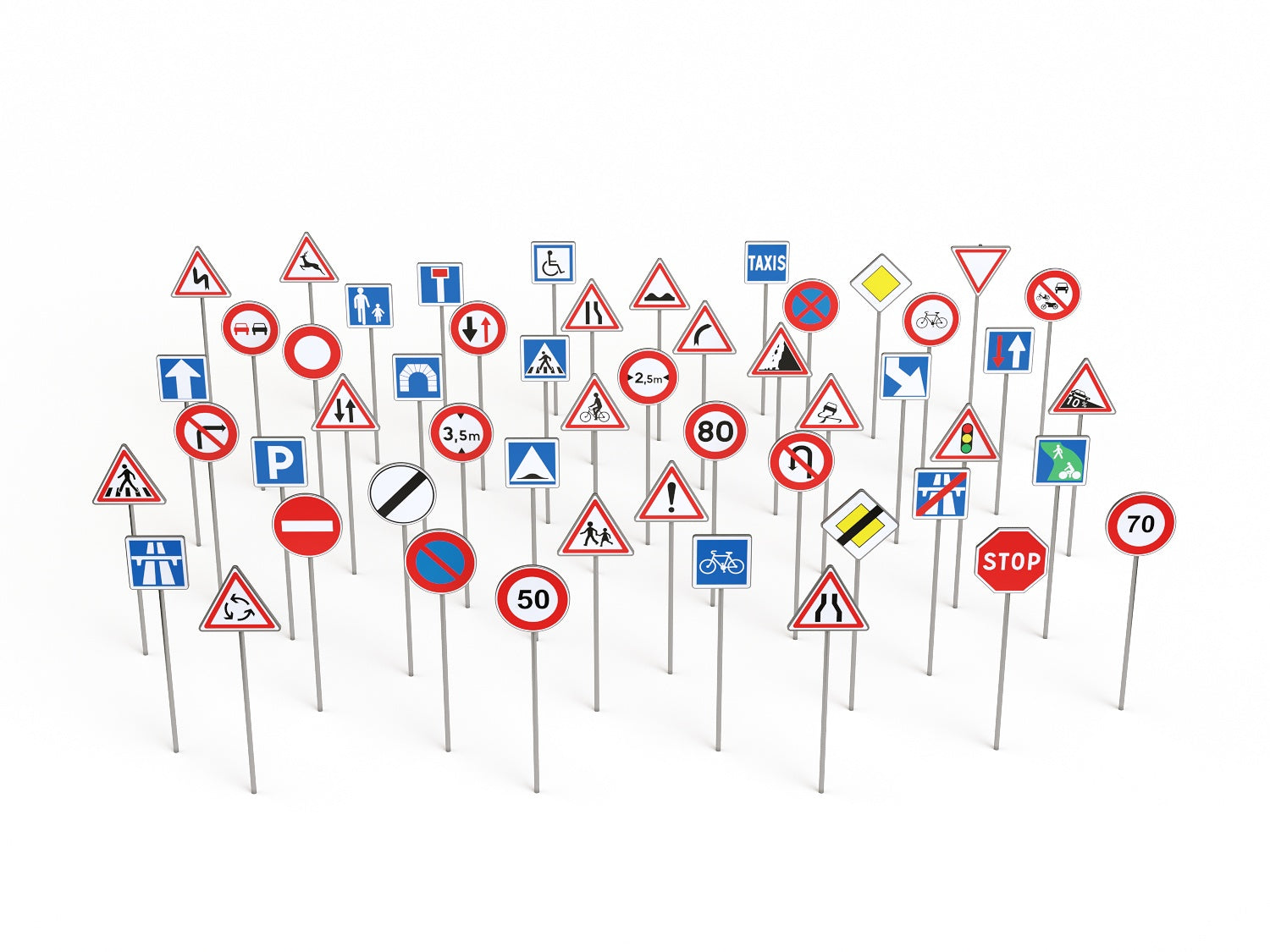 Road Signs Set - Nouvelle Mesure Lab