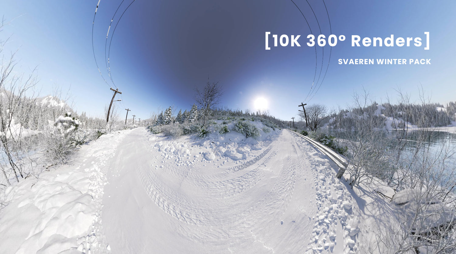 10K 360° Renders of Svaeren Winter Pack