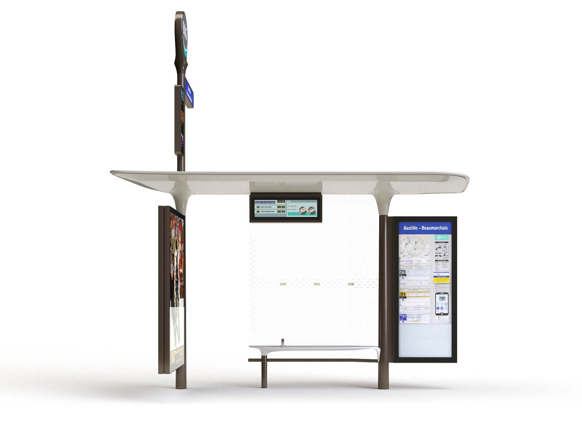 Modern Bus Stop - Nouvelle Mesure Lab