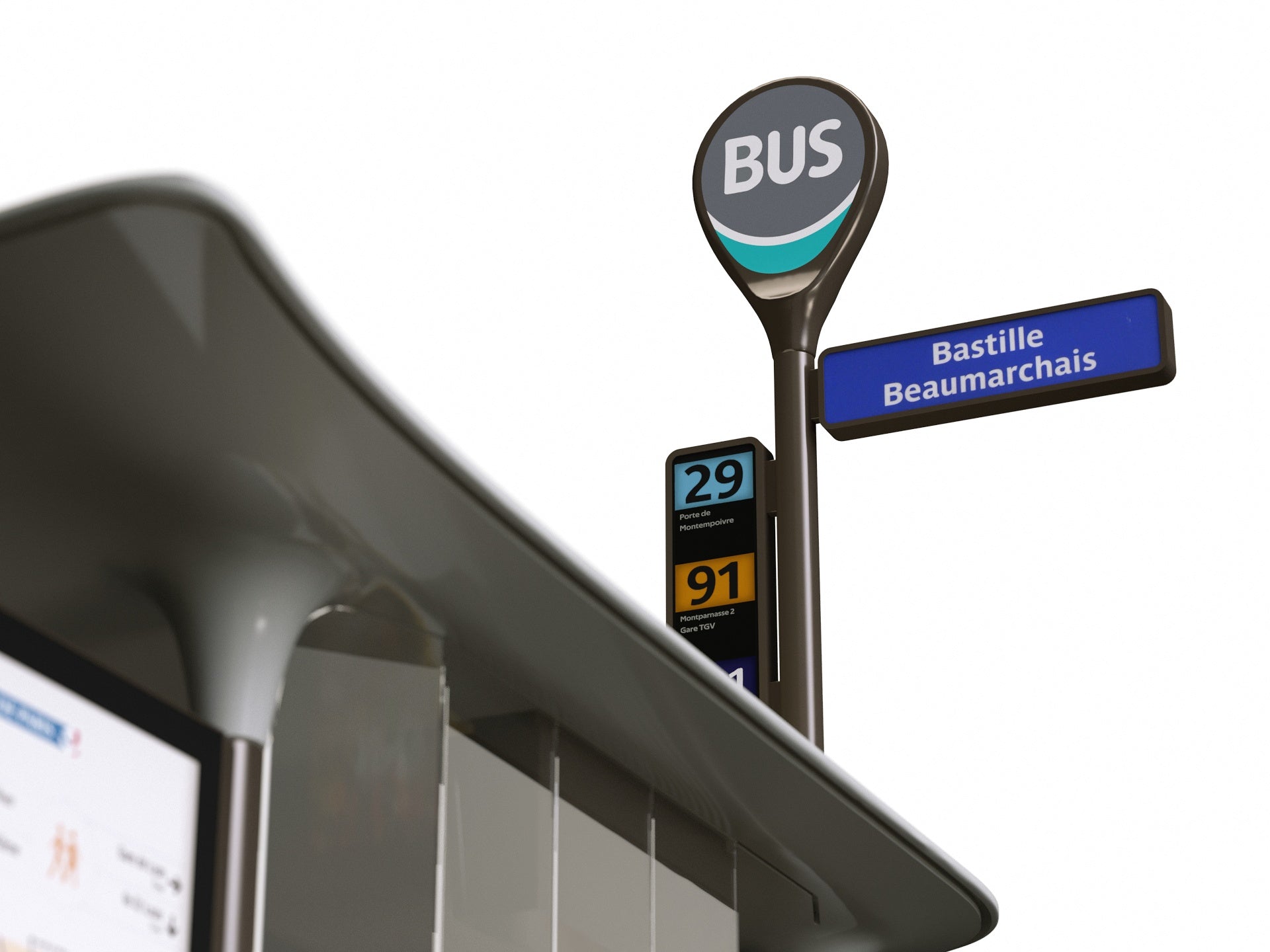 Modern Bus Stop - Nouvelle Mesure Lab